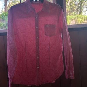George Strait Wrangler Paisley Long Sleeve